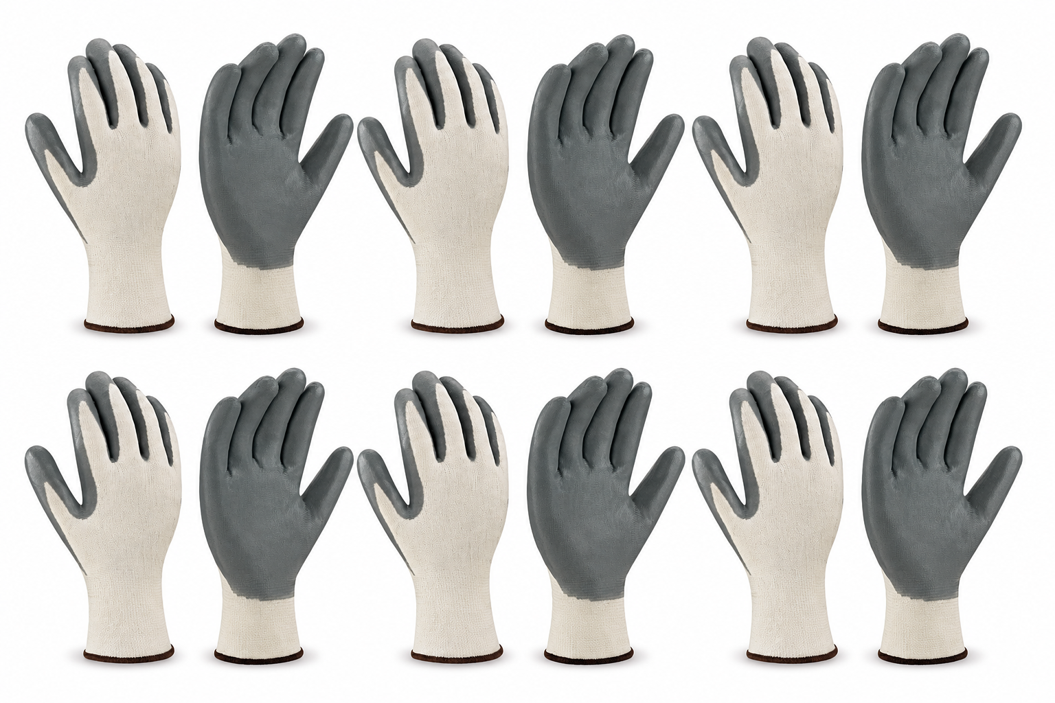 LOTE 20 PARES GUANTES DE TRABAJO EN POLIESTER